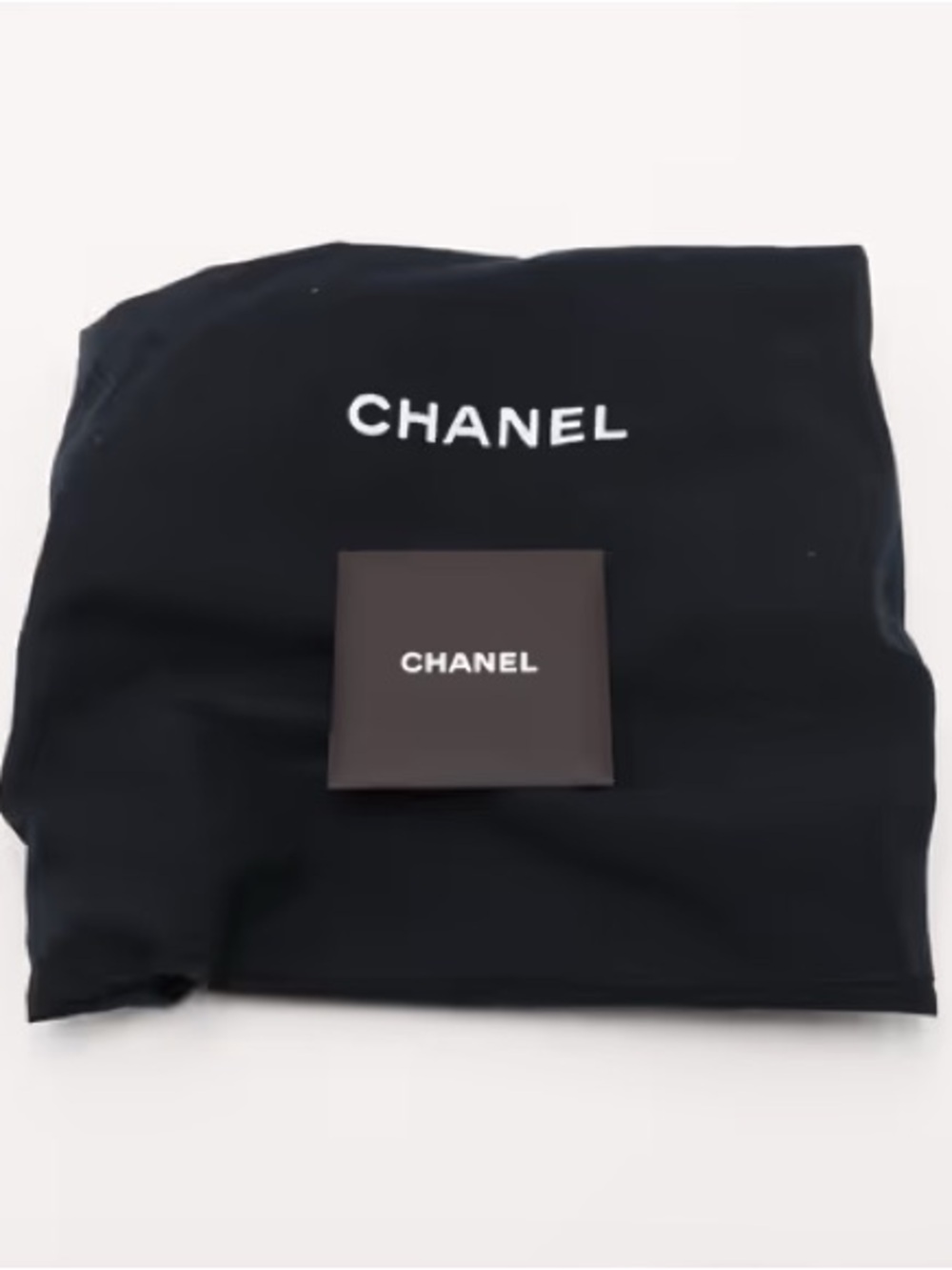 CHANEL Coco Mark Camelia Applique Handbag Tote Lucky Clover Khaki Brown - Picture 16 of 16